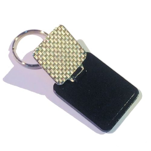 Rectangle keyfob 26x24mm  premium quality